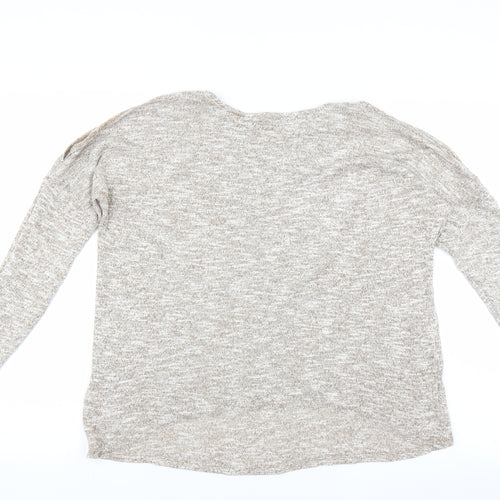 New Look Womens Beige   Pullover Jumper Size 14