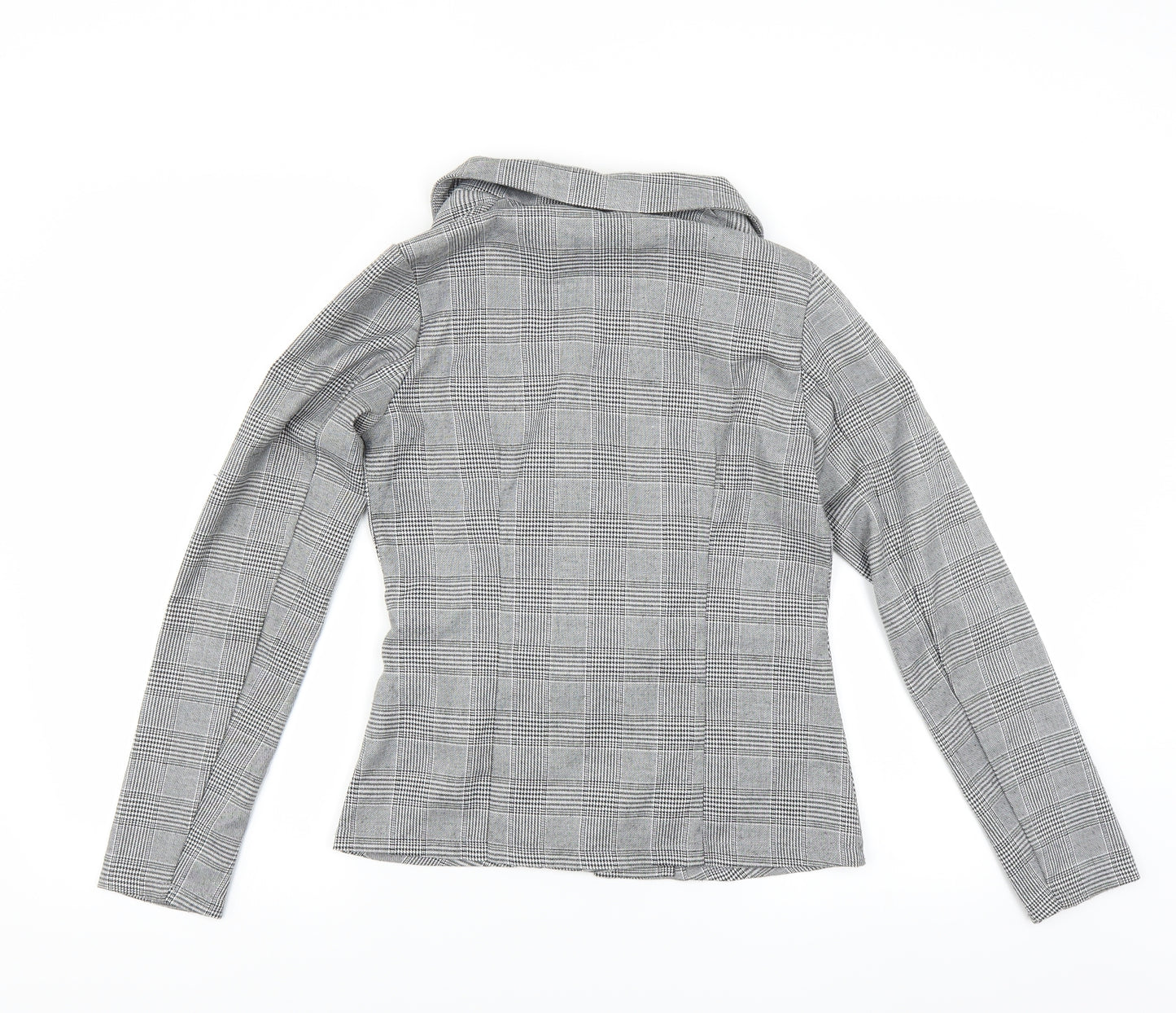 Love & Other things Womens Black Houndstooth  Jacket Blazer Size XS
