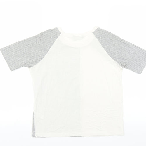 Select Womens Grey   Basic T-Shirt Size 8