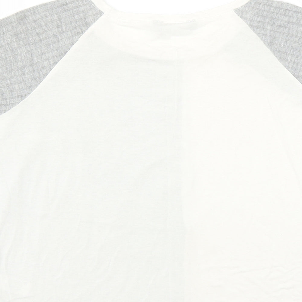 Select Womens Grey   Basic T-Shirt Size 8