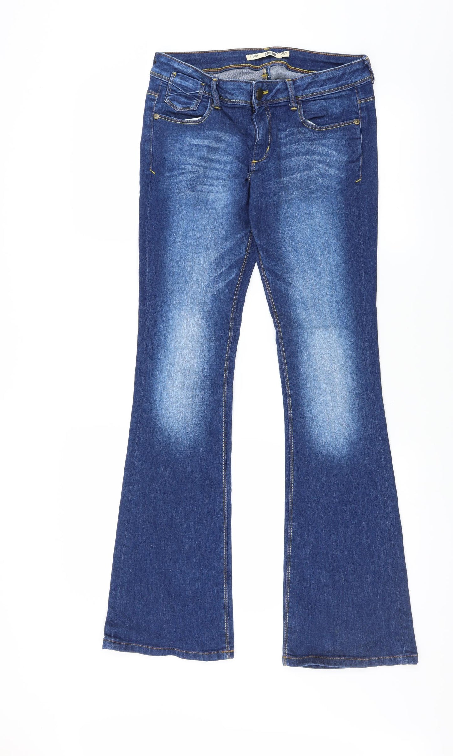 Dorothy Perkins Womens Blue   Bootcut Jeans Size 10 L31 in
