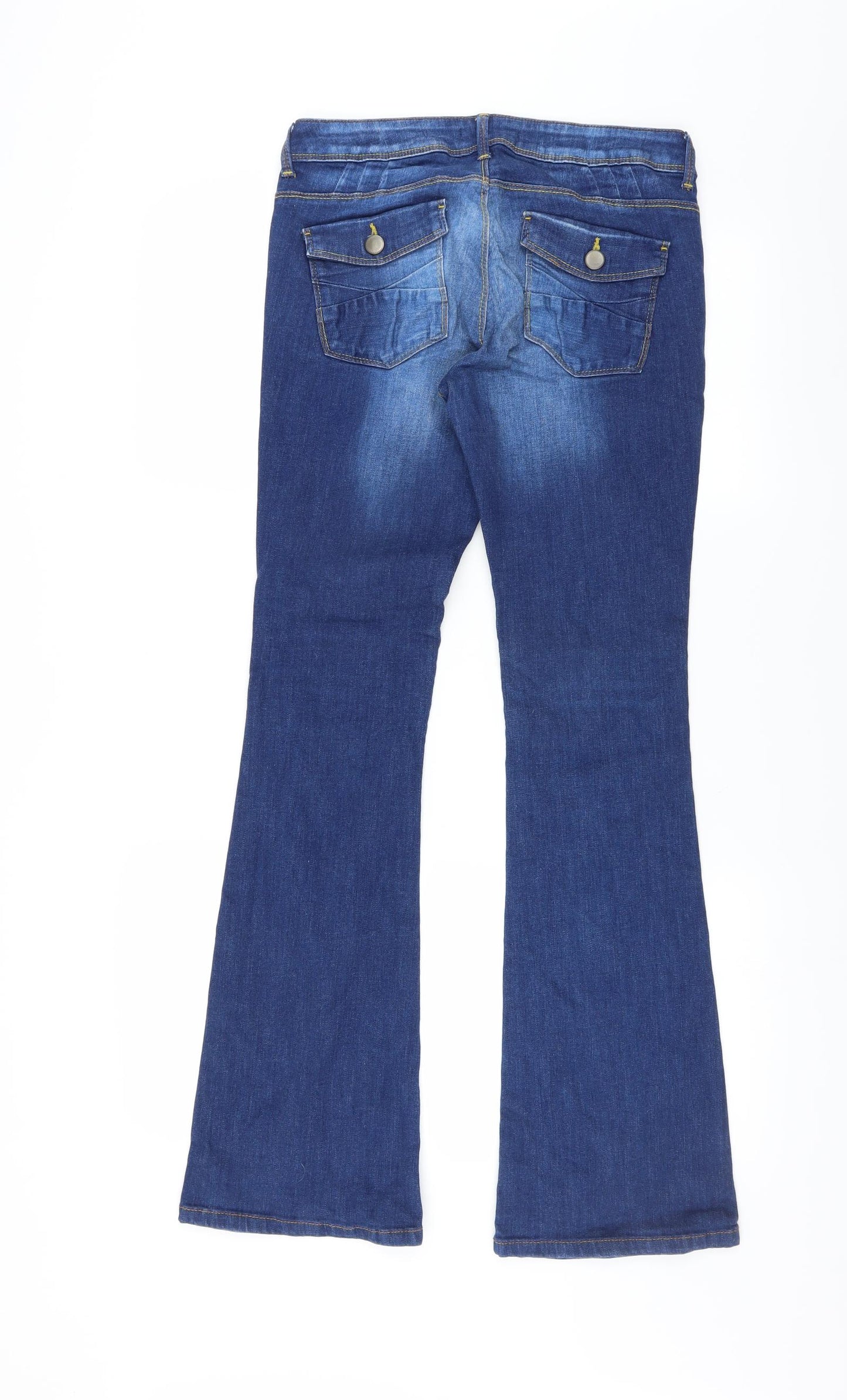 Dorothy Perkins Womens Blue   Bootcut Jeans Size 10 L31 in