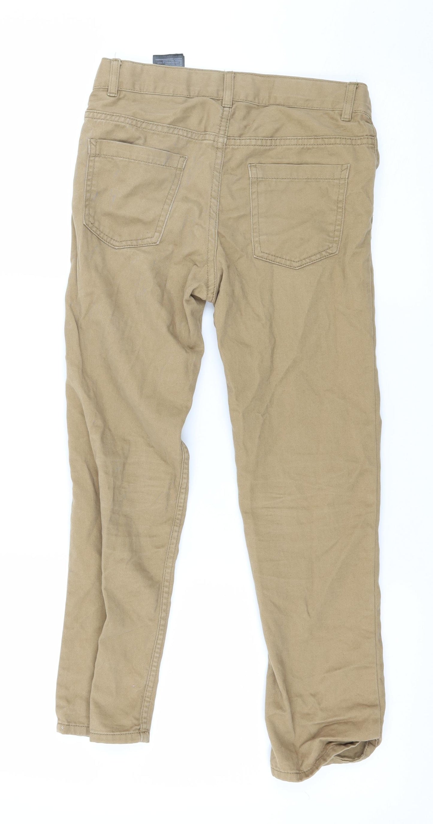 H&M Boys Brown   Chino Trousers Size 9 Years