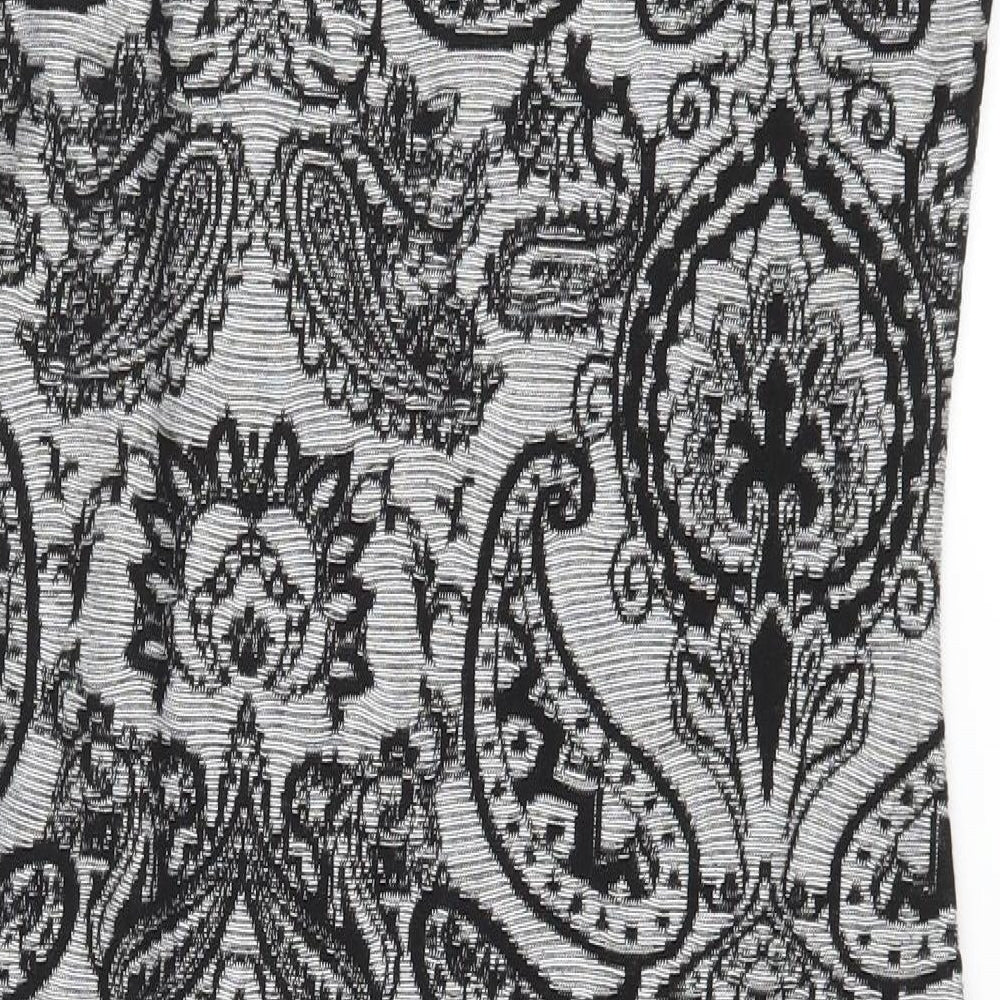 Atmosphere Womens Grey Paisley Jersey Bodycon  Size 14