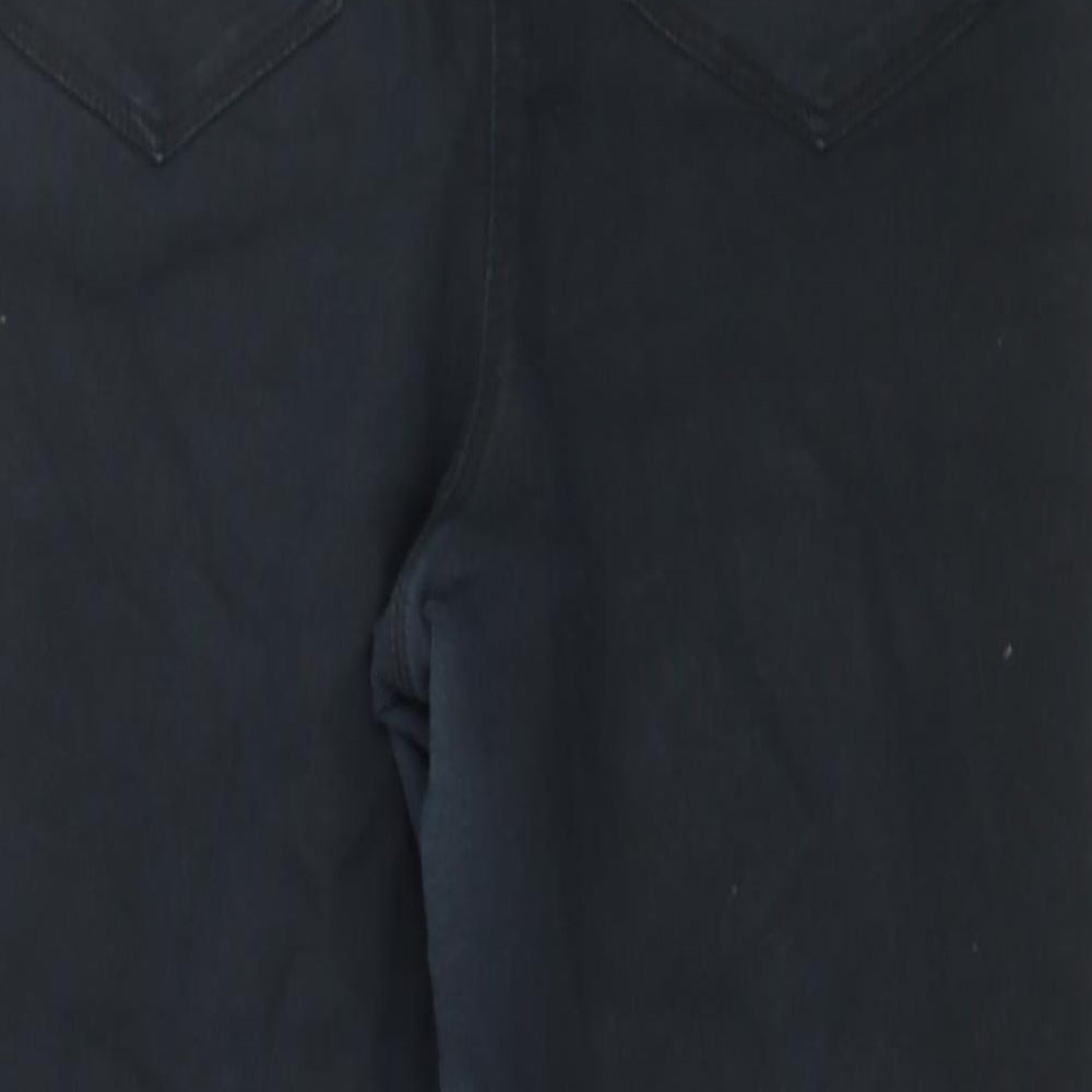 Papaya Womens Black  Denim Skinny Jeans Size 12 L27 in