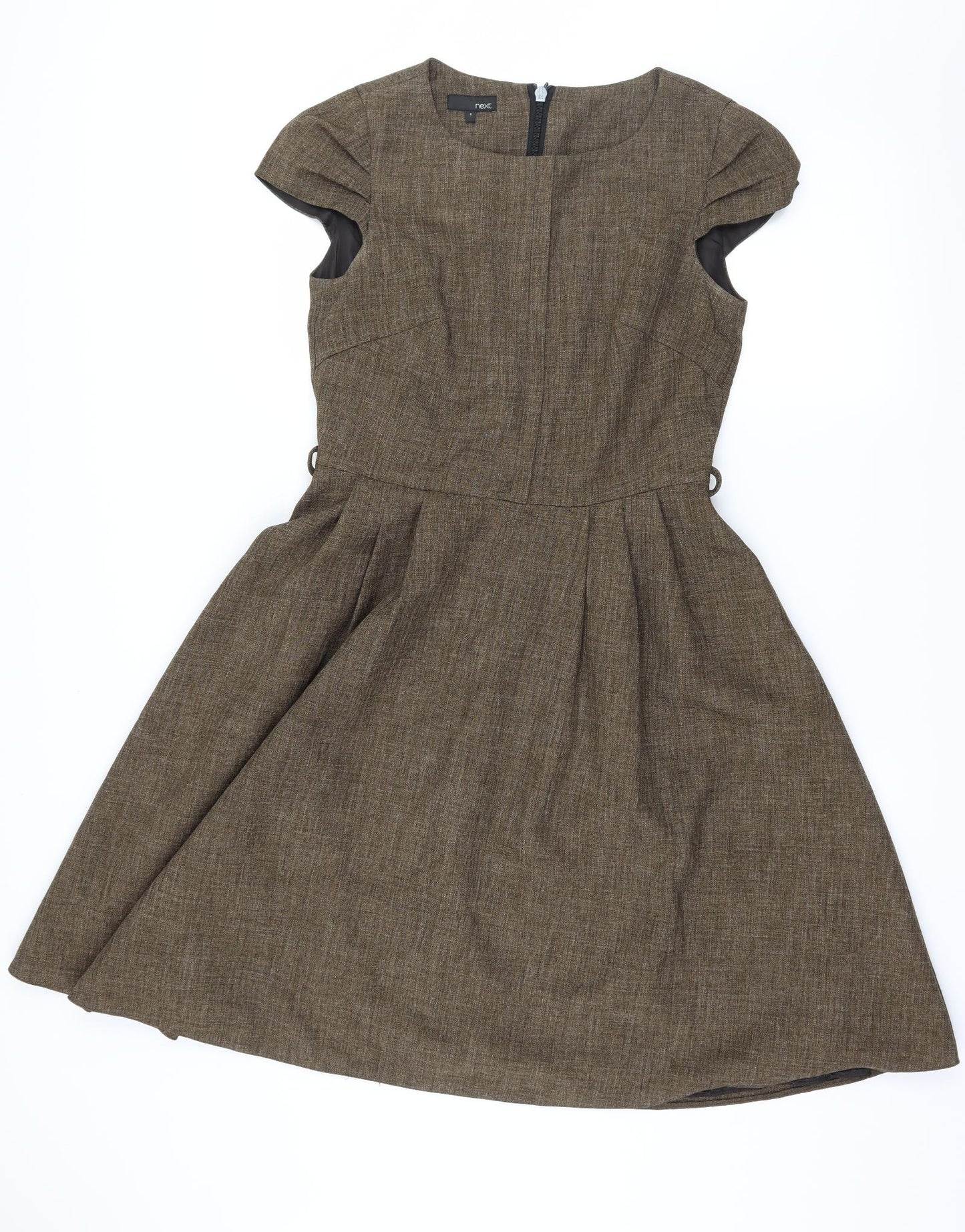NEXT Womens Brown   Fit & Flare  Size 8