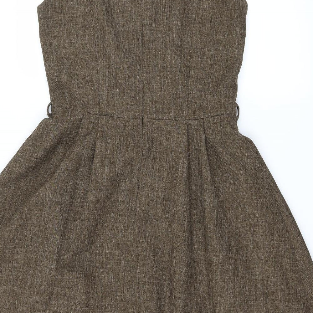 NEXT Womens Brown   Fit & Flare  Size 8