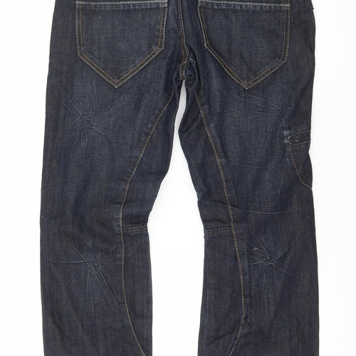 Palyini Mens Blue  Denim Straight Jeans Size 29 in L29 in