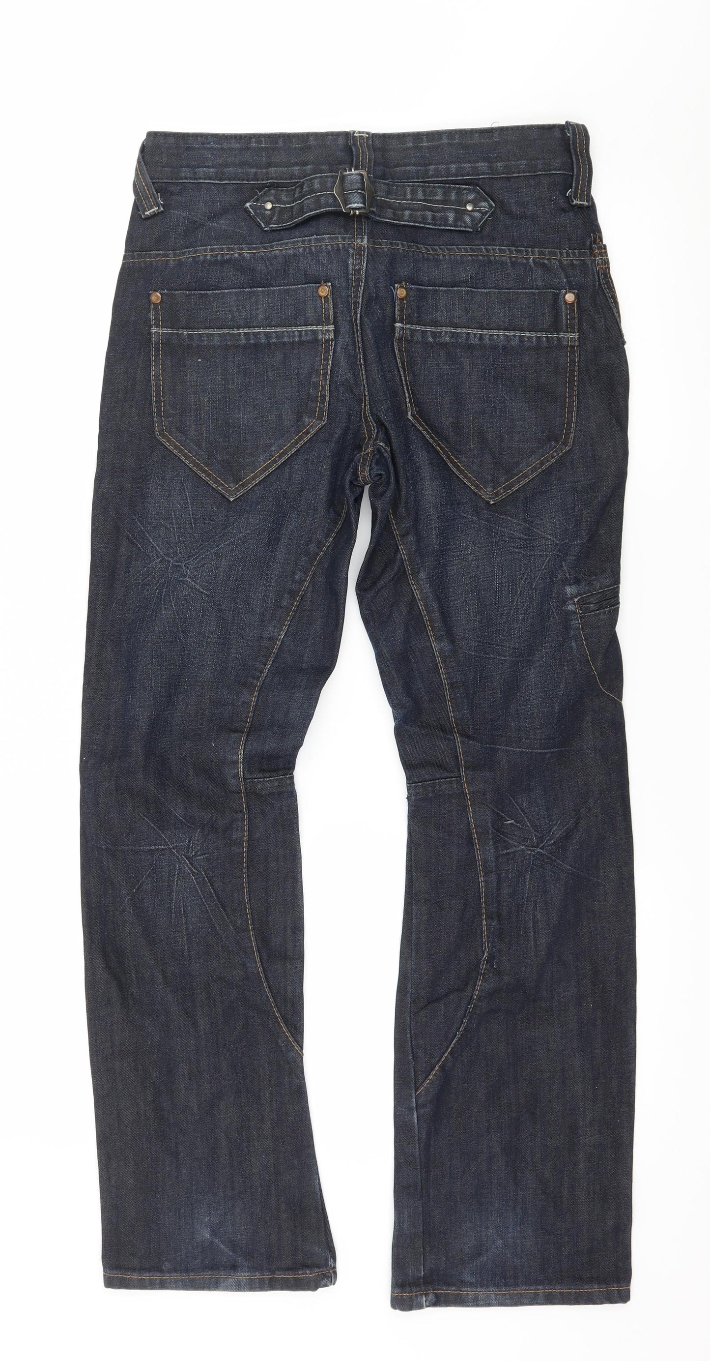 Palyini Mens Blue  Denim Straight Jeans Size 29 in L29 in