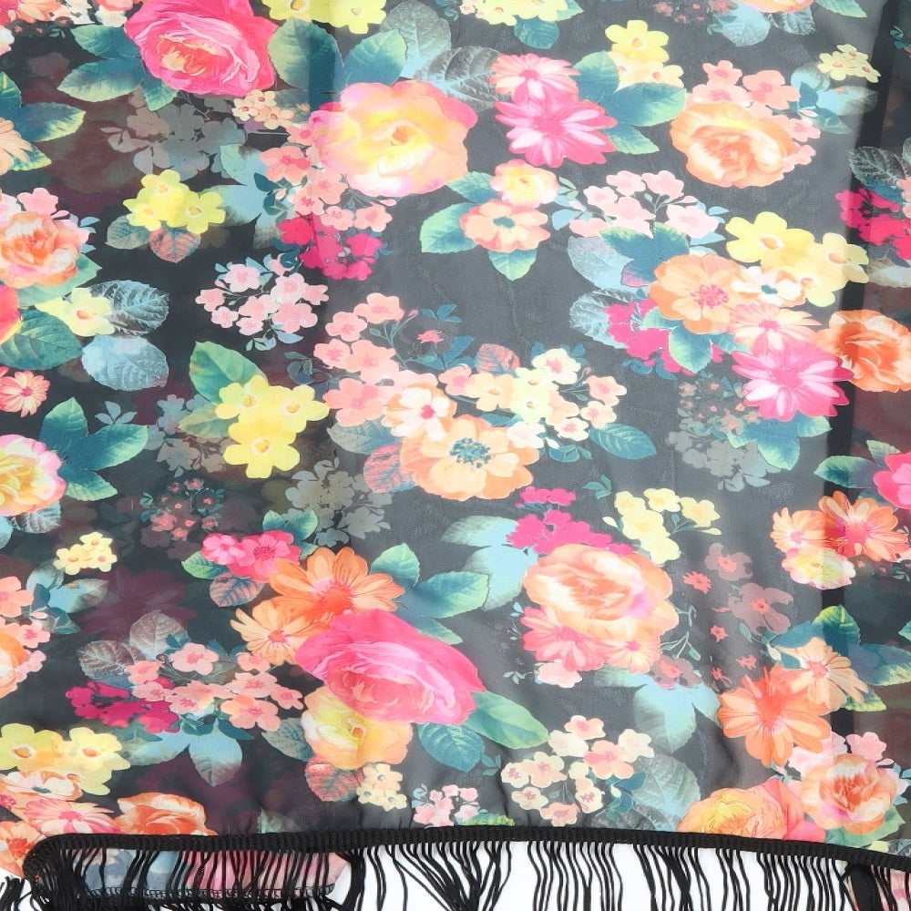 Signature Womens Multicoloured Floral  Kimono Blouse Size L