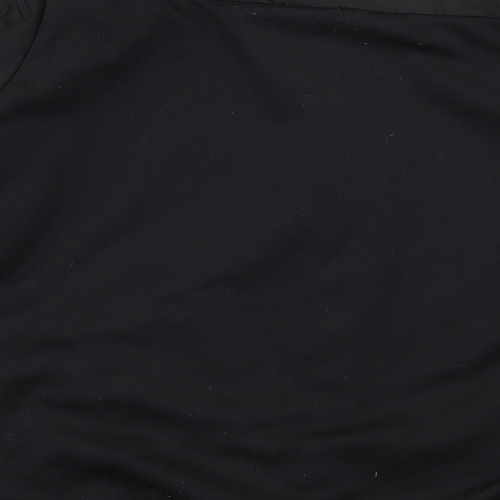 Sonnetti Boys Black  Jersey Full Zip Sweatshirt Size 13 Years