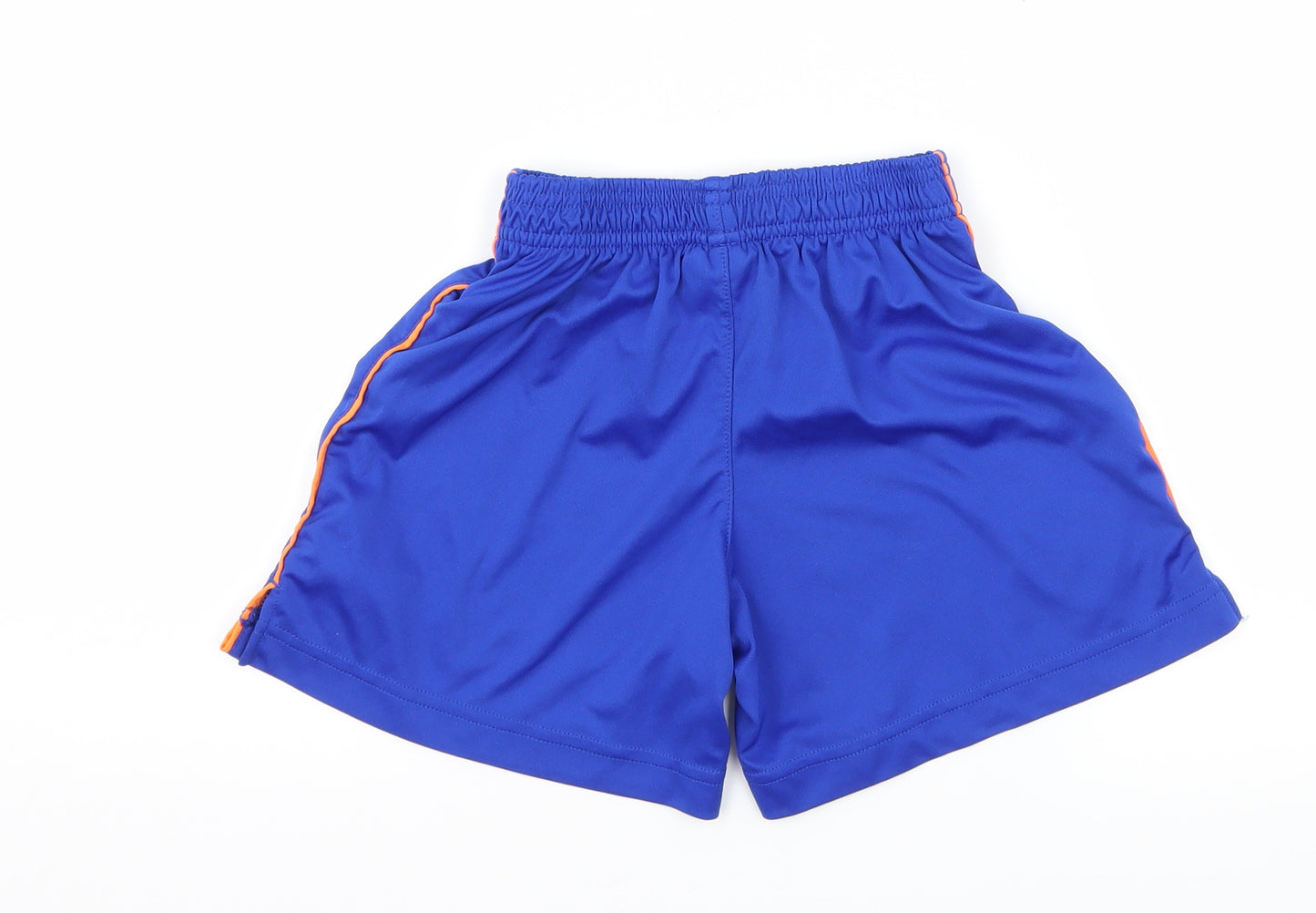 FILA Boys Blue Geometric Jersey Sweat Shorts Size 6-7 Years - Oldham Athletic AFC