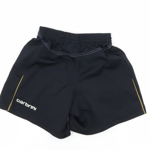 Cabrini Boys Black Geometric Jersey Sweat Shorts Size 6-7 Years - Oldham Athletic AFC