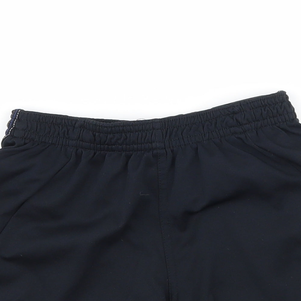 Cabrini Boys Black Geometric Jersey Sweat Shorts Size 6-7 Years - Oldham Athletic AFC