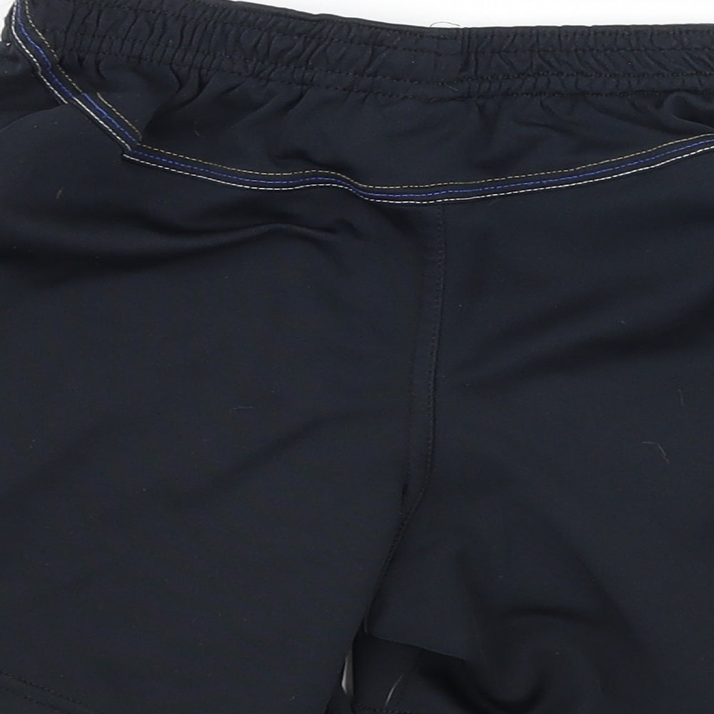 Cabrini Boys Black Geometric Jersey Sweat Shorts Size 6-7 Years - Oldham Athletic AFC