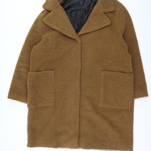 George Womens Brown   Overcoat Coat Size 20  - Sherpa