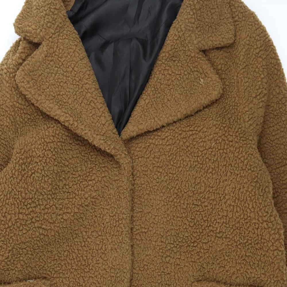 George Womens Brown   Overcoat Coat Size 20  - Sherpa