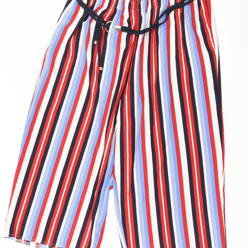 George Womens Multicoloured Striped  Cropped Trousers Size 18 L20 in