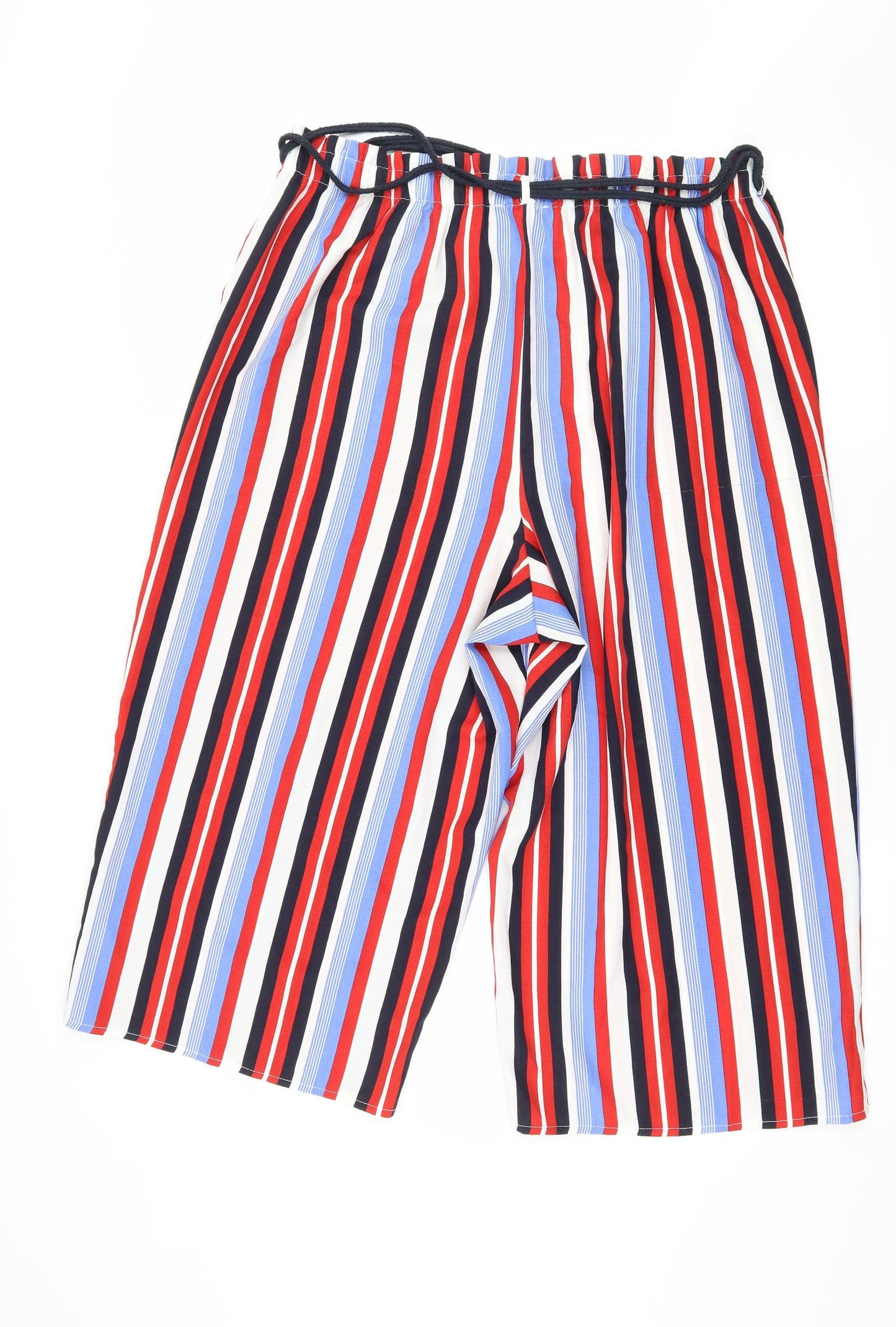 George Womens Multicoloured Striped  Cropped Trousers Size 18 L20 in