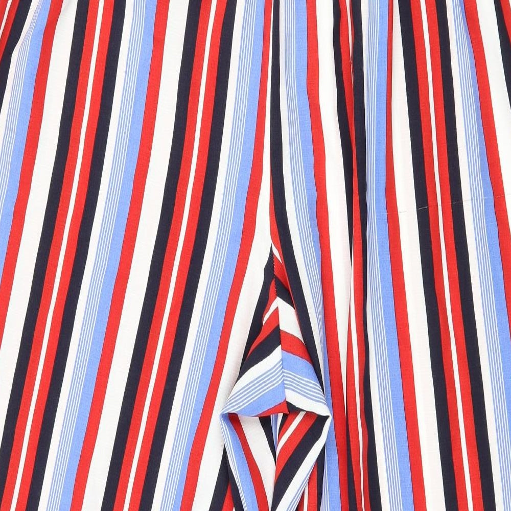 George Womens Multicoloured Striped  Cropped Trousers Size 18 L20 in