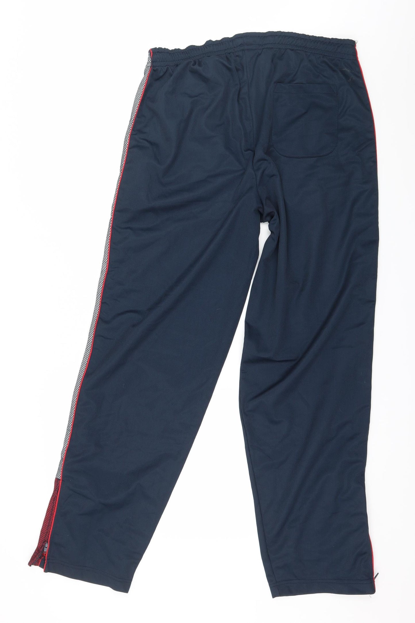 Urban Spirit Womens Blue Striped  Jogger Trousers Size M L30 in