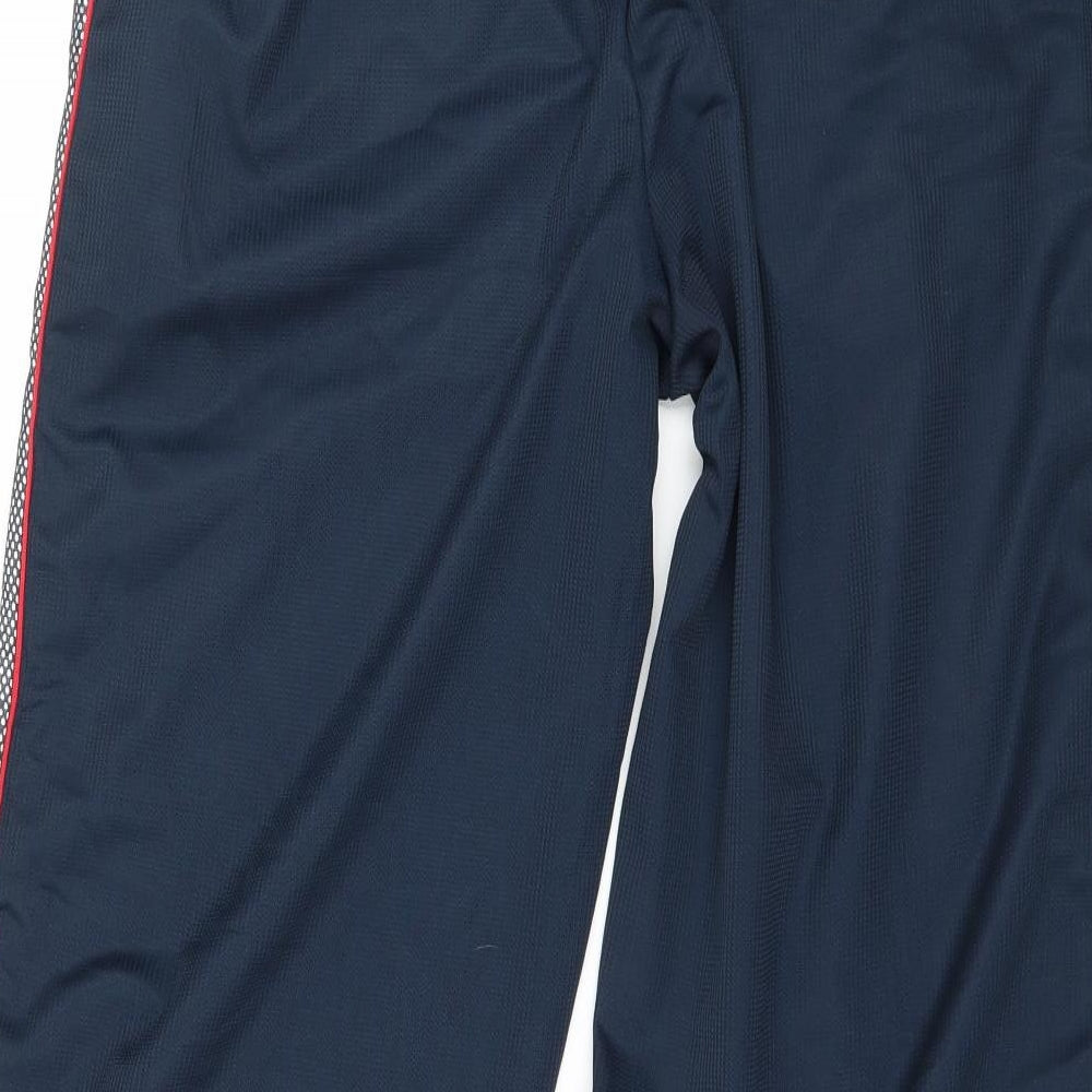 Urban Spirit Womens Blue Striped  Jogger Trousers Size M L30 in