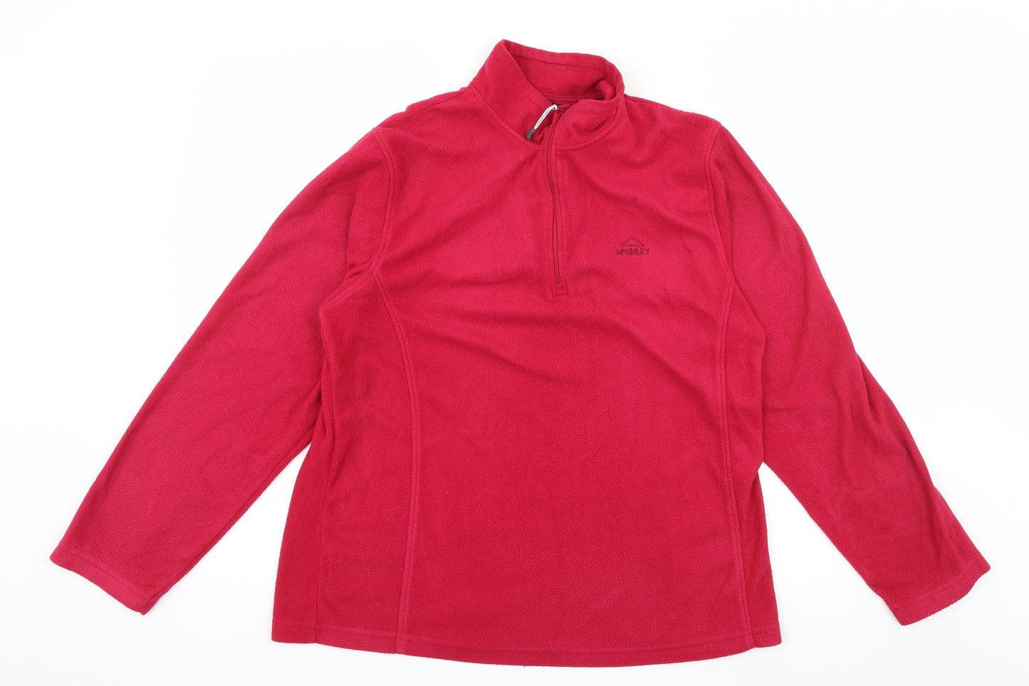 McKINLEY Womens Pink  Fleece Pullover Sweatshirt Size 18