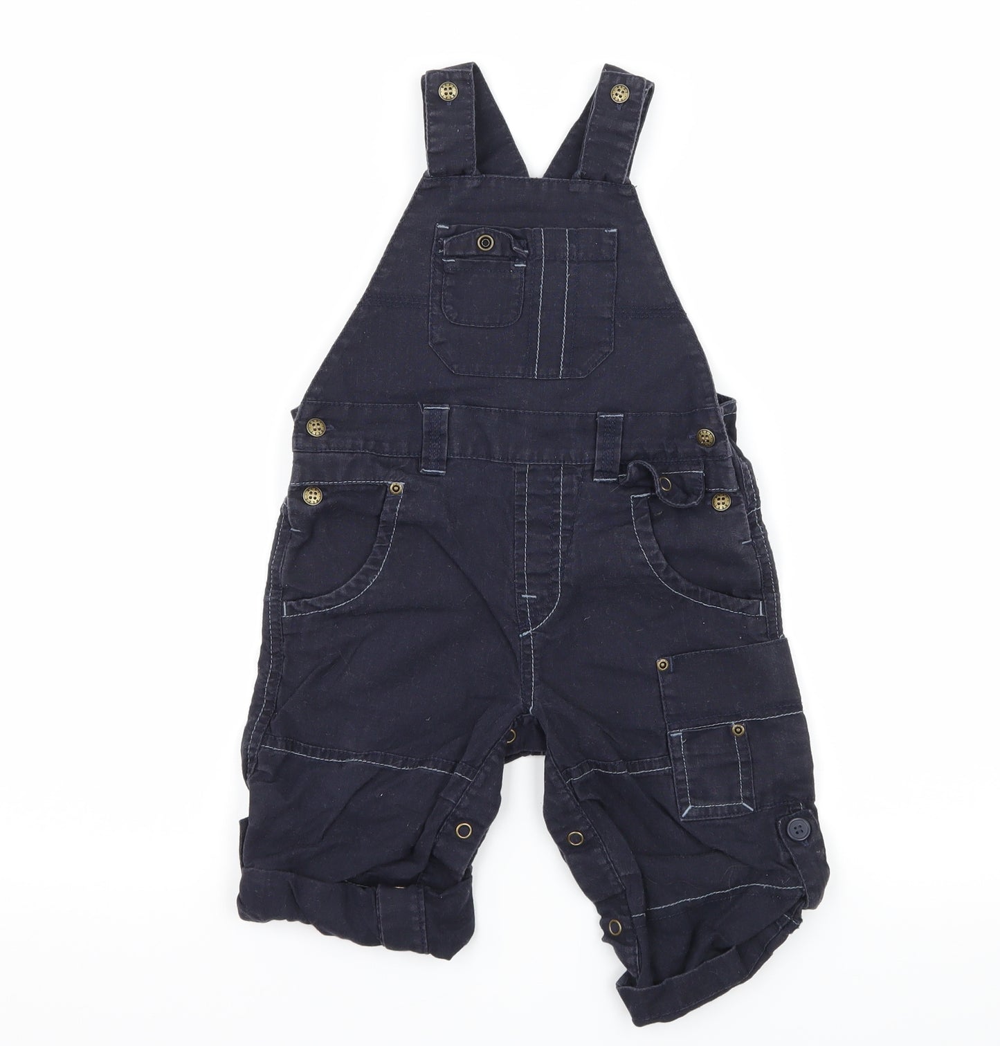 NEXT Boys Blue   Dungaree Outfit/Set Size 12-18 Months