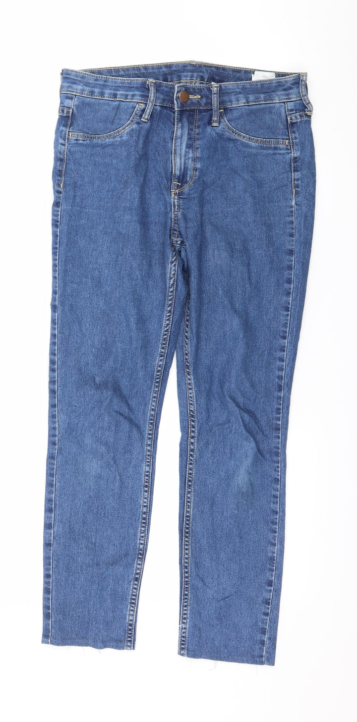 H&M Womens Blue  Denim Skinny Jeans Size 27 in L25 in