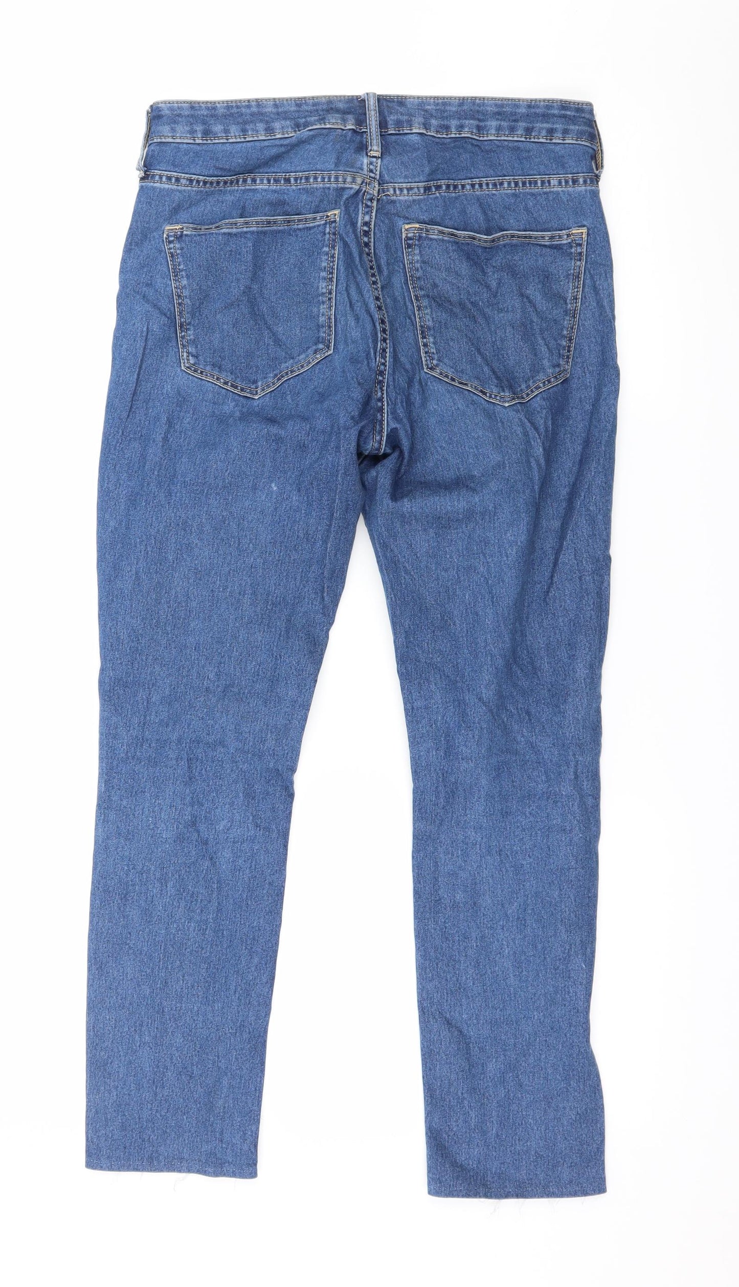 H&M Womens Blue  Denim Skinny Jeans Size 27 in L25 in