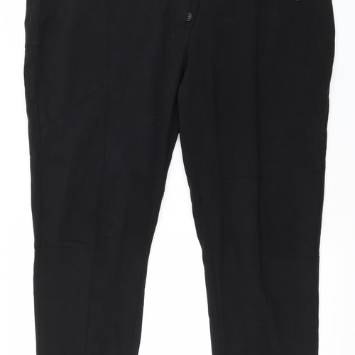 Plus Fine Womens Black   Trousers  Size 2XL L28 in