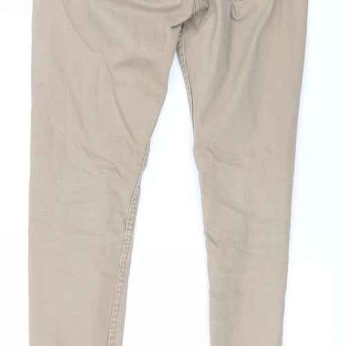 Terranova Womens Beige  Denim Skinny Jeans Size S L27 in