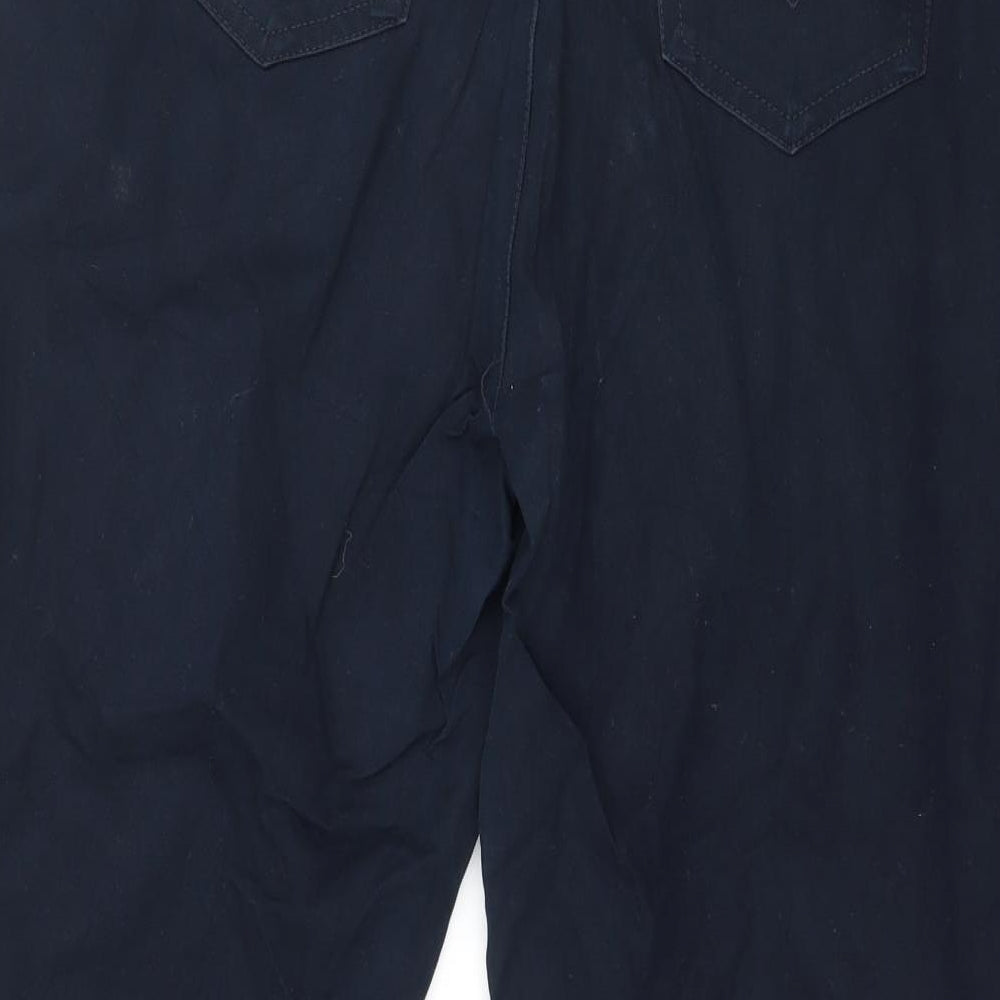 Toni Dress Womens Blue   Cropped Trousers Size 34 in L23 in