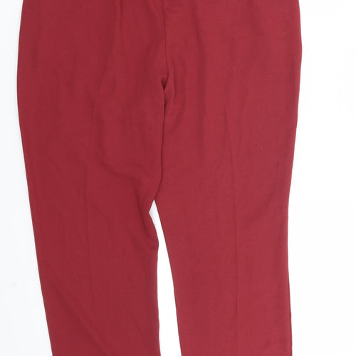 Primark Womens Red   Trousers  Size 10 L27 in