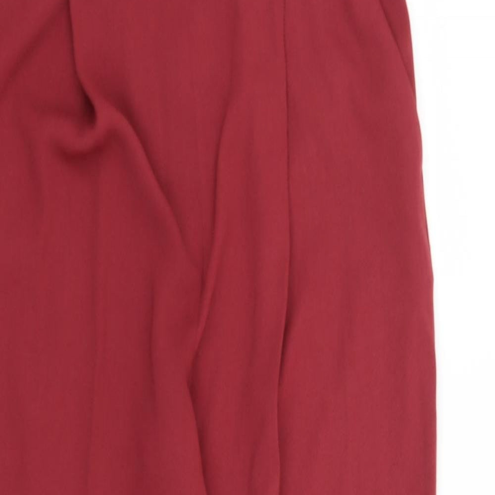 Primark Womens Red   Trousers  Size 10 L27 in