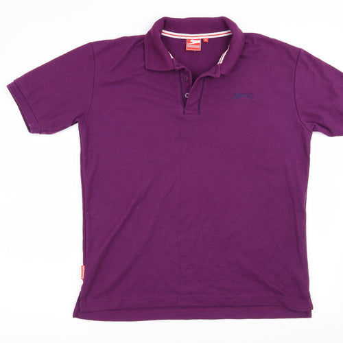 Slazenger Mens Purple    Polo Size M