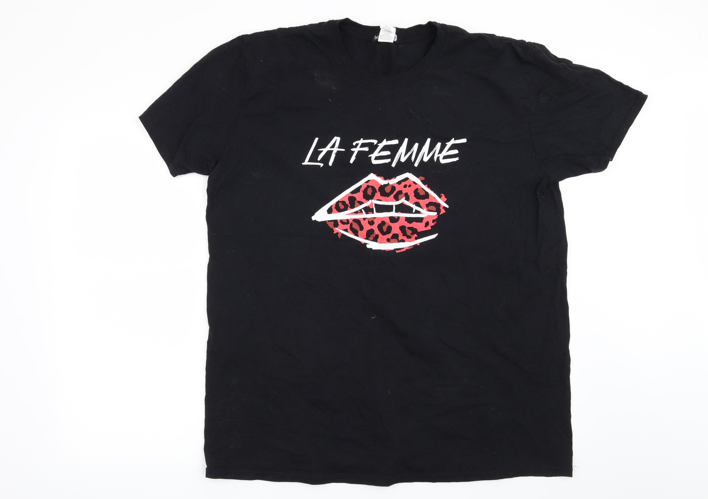 Boohoo Womens Black   Basic T-Shirt Size 20  - La Femme