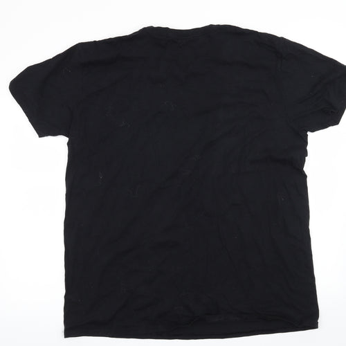 Boohoo Womens Black   Basic T-Shirt Size 20  - La Femme