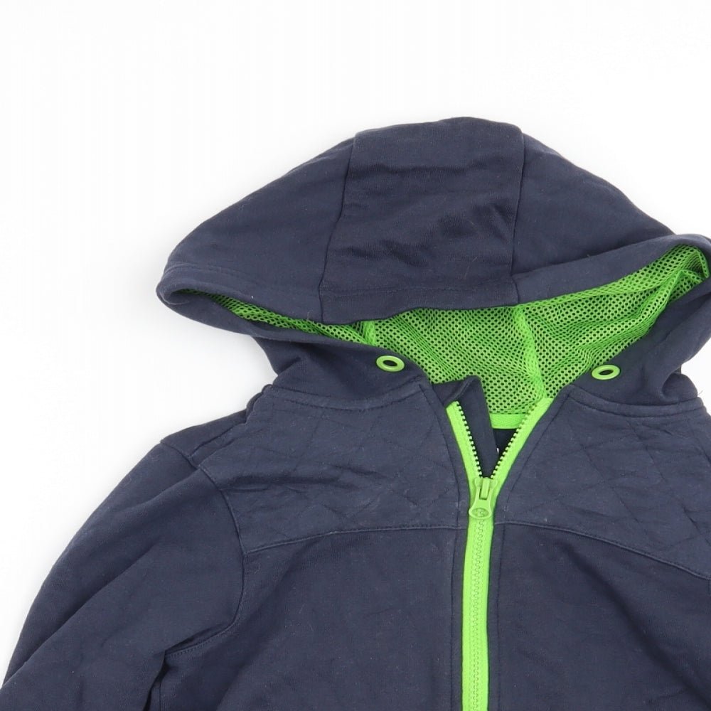 F&F Boys Blue   Full Zip Hoodie Size 5-6 Years