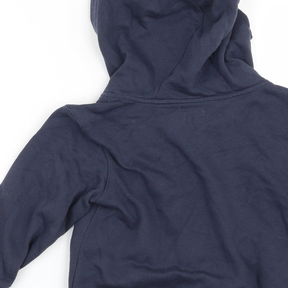 F&F Boys Blue   Full Zip Hoodie Size 5-6 Years