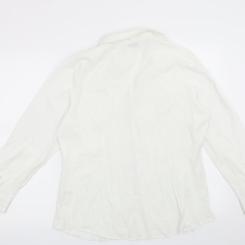Dorothy Perkins Womens White   Basic Button-Up Size 18