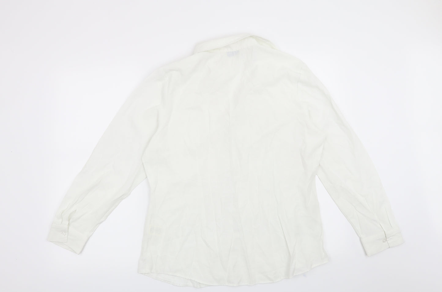 Dorothy Perkins Womens White   Basic Button-Up Size 18