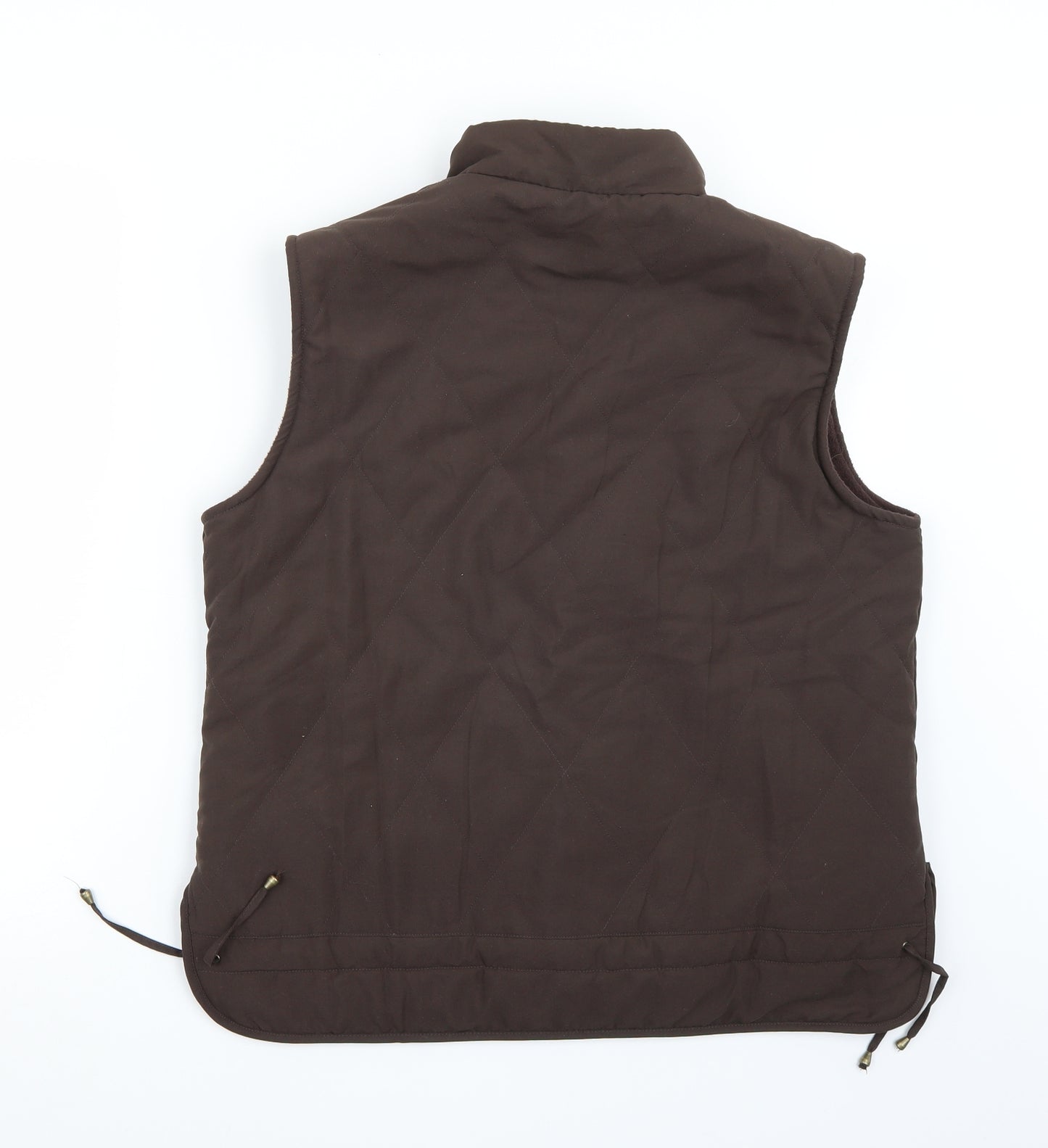 Gabicci Womens Brown   Gilet Coat Size 14