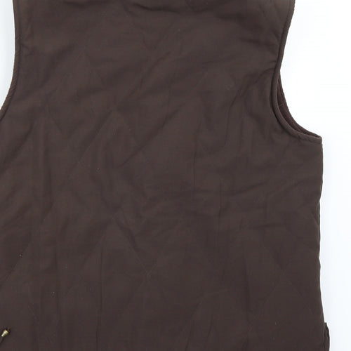 Gabicci Womens Brown   Gilet Coat Size 14