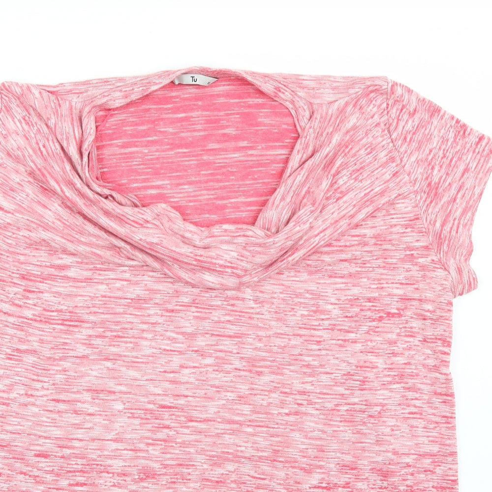 TU Womens Pink   Basic T-Shirt Size 22
