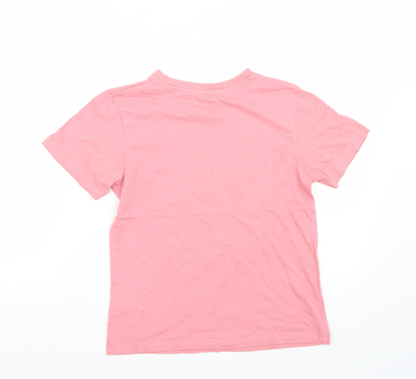 Primark Girls Pink   Basic T-Shirt Size 9-10 Years