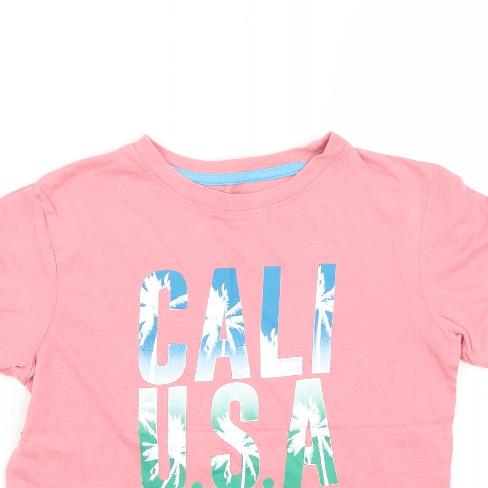 Primark Girls Pink   Basic T-Shirt Size 9-10 Years