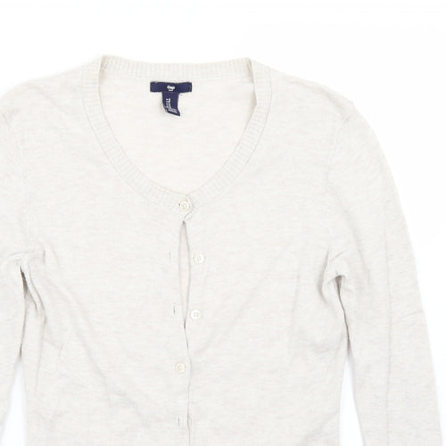 Gap Womens White   Pullover Jumper Size S