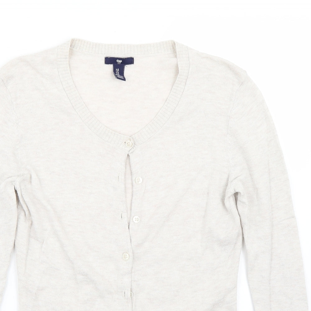 Gap Womens White   Pullover Jumper Size S