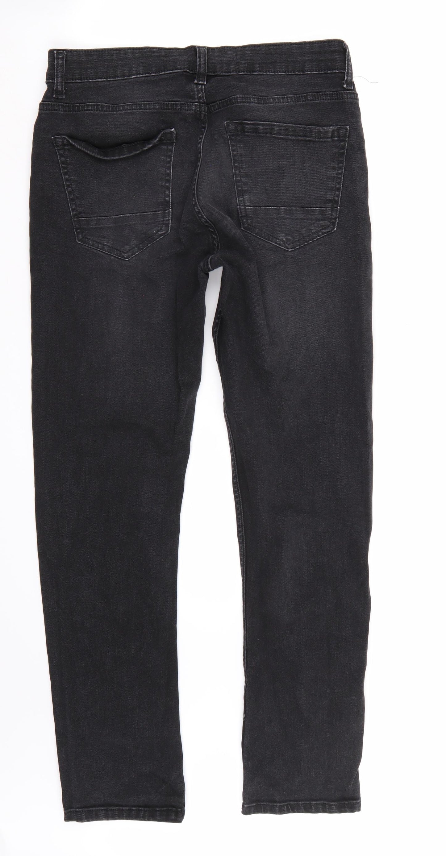 Burton Mens Black   Straight Jeans Size 30 L30 in